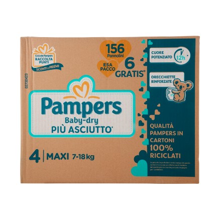 Pampers Esapack Baby Dry Maxi 156 pezzi