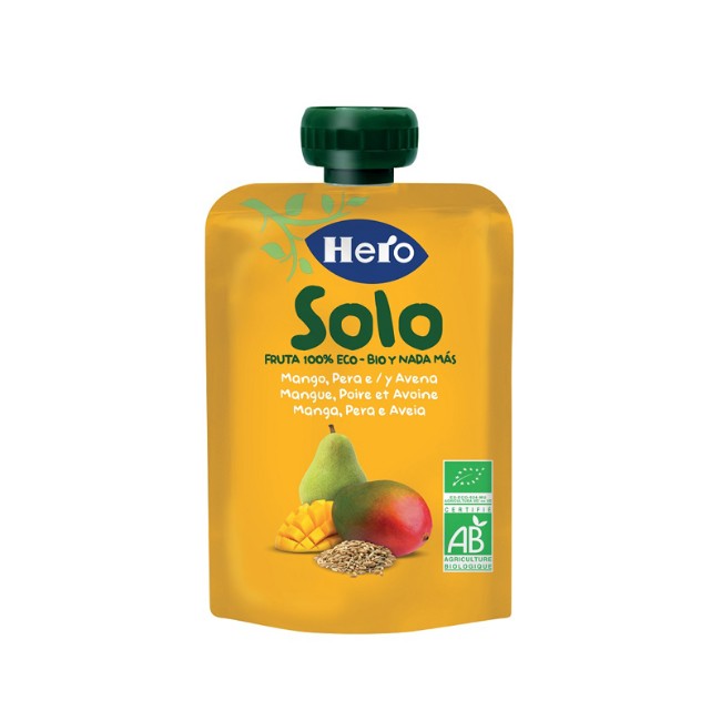 Pouch Solo Mango Pera Avena Hero