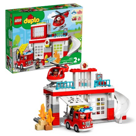 LEGO DUPLO Caserma dei Pompieri ed Elicottero