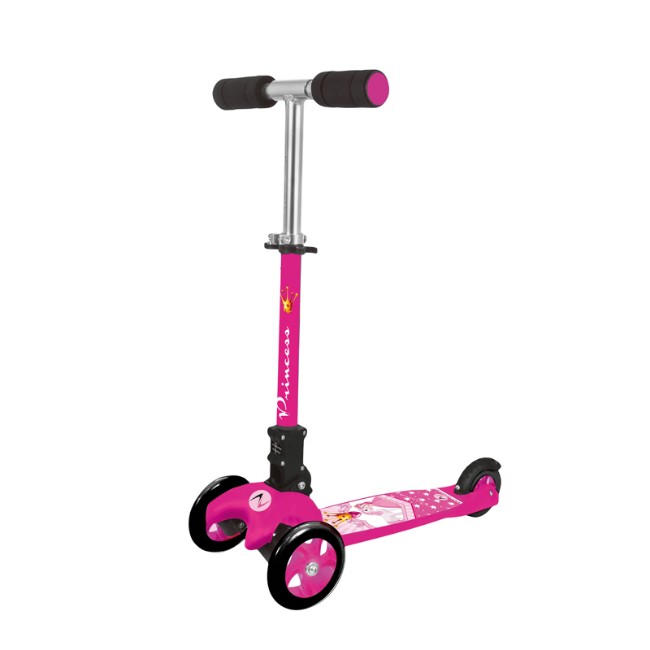 Monopattino Tre Ruote Adventure Kid Princess Fucsia di Garlando