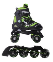 Pattini a Rotelle Trasformabili in Linea 2 in1 Reverse Verde Lime di Garlando