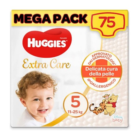 Pannolini Extra Care 5 Mega Pack - 75 pezzi 