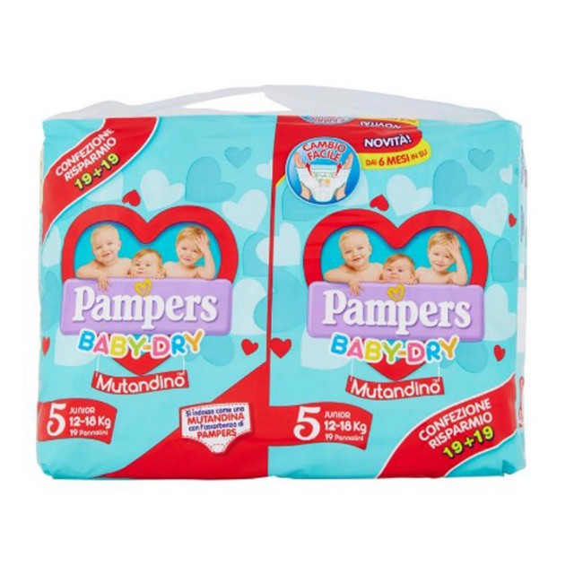 Pannolini Mutandina Baby Dry 6 Extralarge (15+ kg) Confezione da 32 pezzi