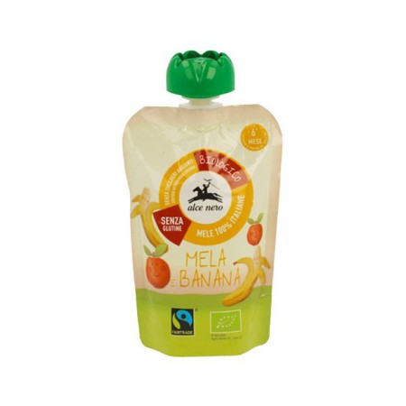 Purea di Mela e Banana bio Alce Nero