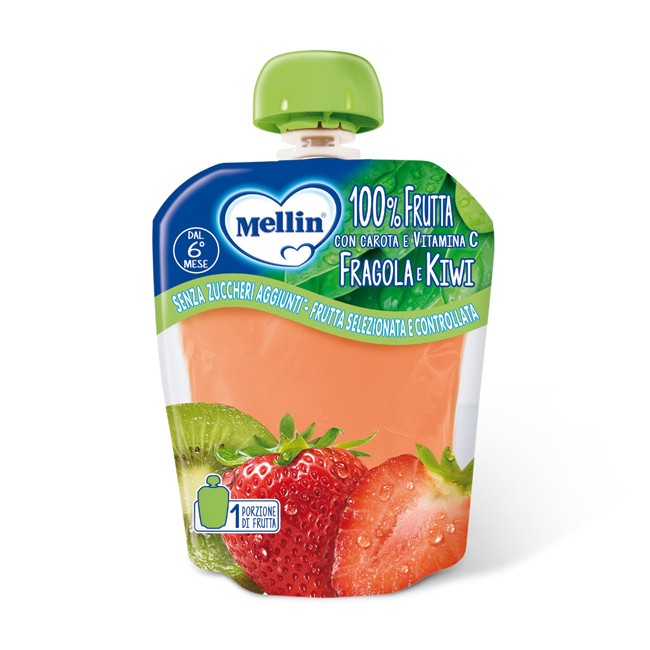Pouch Fragola Kiwi Mellin