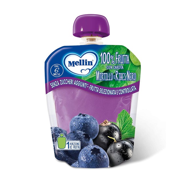 Pouch Mirtillo e Ribes Nero Mellin