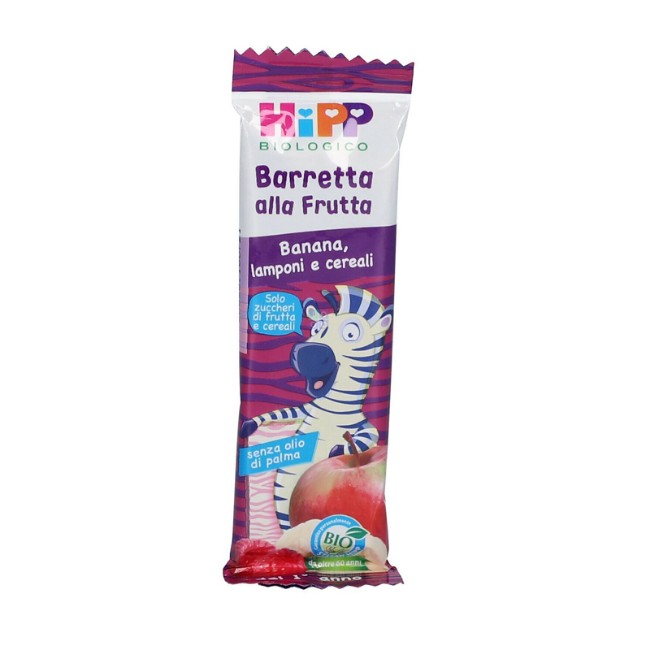 Barretta Banana Lamponi e Cereali Hipp