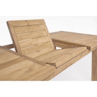 Tavolo da esterno Bounty in legno teak di bizzotto
