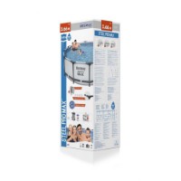 Bestway Piscina Rotonda Steel Pro MAX 56418 - 366x100cm con Filtro a Cartuccia