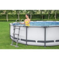 Bestway Piscina Rotonda Steel Pro MAX 56418 - 366x100cm con Filtro a Cartuccia