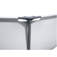 Bestway Piscina Rotonda Steel Pro MAX 56408 - 305x76cm con Filtro a Cartuccia