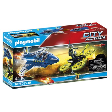 Jet della Polizia e Drone di Playmobil