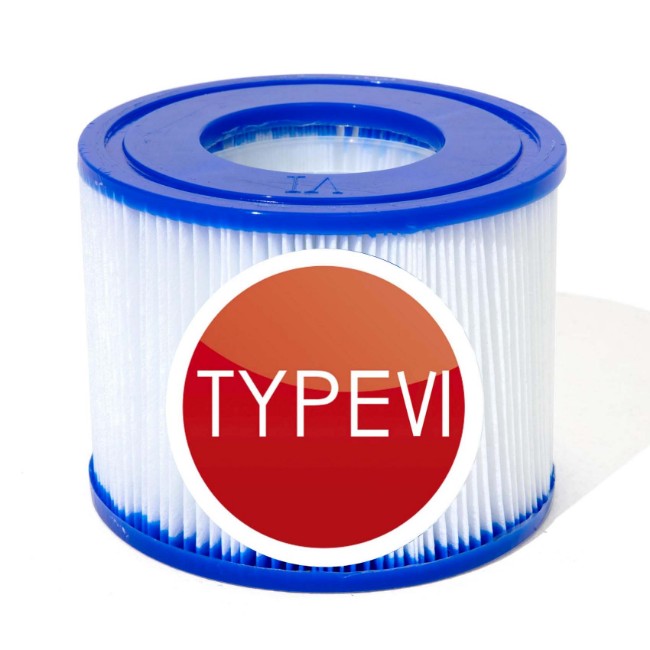 Set di 2 reti di protezione compatibili con Mspa The Spa Filter - Blu