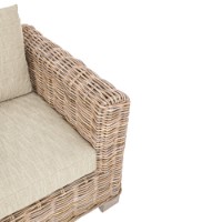 fortaleza poltrona in rattan e mango da esterno di bizzotto