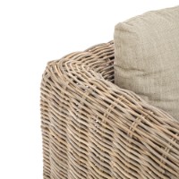 fortaleza poltrona in rattan e mango da esterno di bizzotto