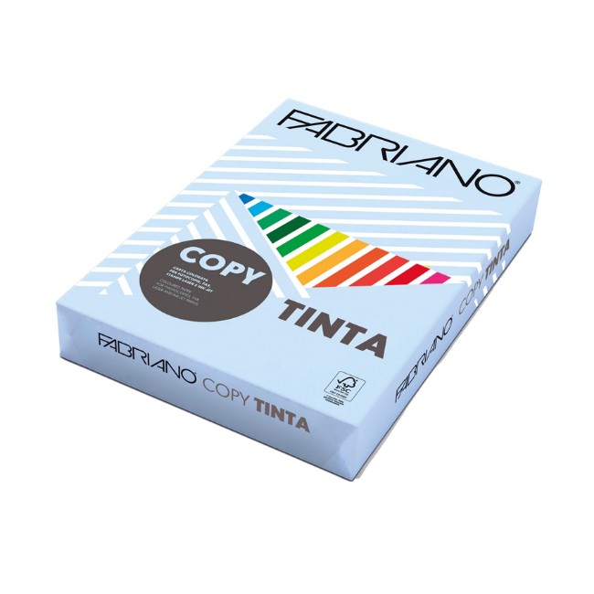 Carta per Fotocopie Copy Tinta Tenue Celeste (A4 100 Fogli 80 g) Fabriano