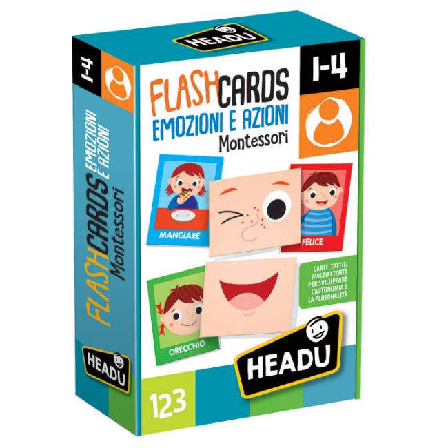 Flashcards Montessori Emozioni e Azioni 