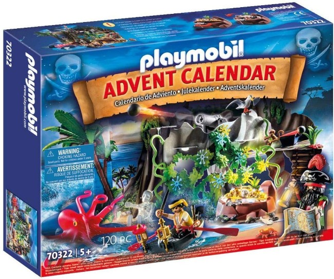 Playmobil Christmas 70322 Calendario dell'Avvento Il Covo dei Pirati 