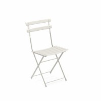 sedia pieghevole da giardino arc-en-ciel di emu bianco opaco