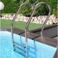 Piscina Ovale in Legno Canelle 2 - 7900872 - 535x335x117cm Gre