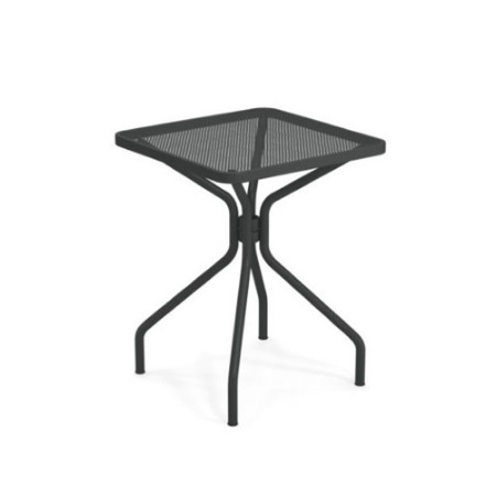 tavolo quadrato Cambi per esterno in acciaio di Emu 60x60 cm ferro antico