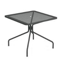 tavolo quadrato Cambi per esterno in acciaio di Emu 90x90 cm ferro antico