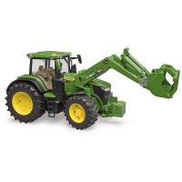 John Deere 7R con Caricatrice Frontale Bruder