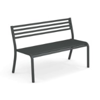 panca da giardino Segno in acciaio di emu ferro antico
