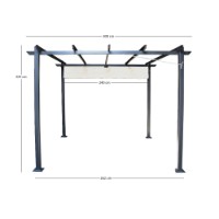 Immagine di Pergola Panarea 3x3 Écru