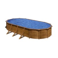 Piscina Ovale Pacific KIT730W - 730x375x120cm Gre