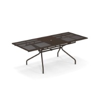 Athena tavolo allungabile da giardino 160/210 cm in acciaio di Emu
