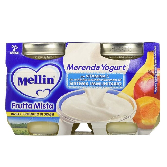 Merenda Yogurt e Frutta Mista 2 x 120g 