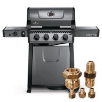 Barbecue a Gas Prestige PRO500RSIB + Kit Ugelli per Trasformazione a Gas Metano Napoleon