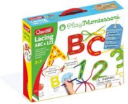 Play Montessori Lacing ABC + 123 