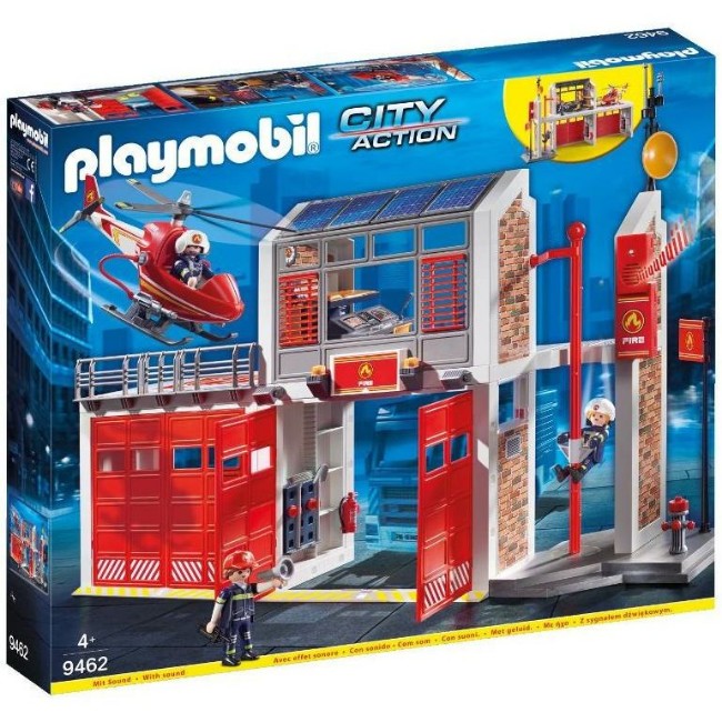 playmobil 9462 grande centrale vigili del fuoco
