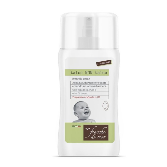 Fiocchi di Riso Talco Non Talco Spray 100ml di Fiocchi di Riso