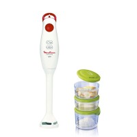 Frullatore Chicco Con 3 Vasetti Portapappa - Frullatore A Immersione, Contenitori Ermetici Graduati, Per Baby Food - Foto 2