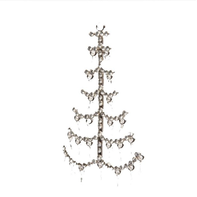 Alberello Natale con Strass 10cm