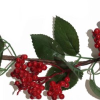 Ghirlanda Natalizia con Bacche Rosse 280cm 