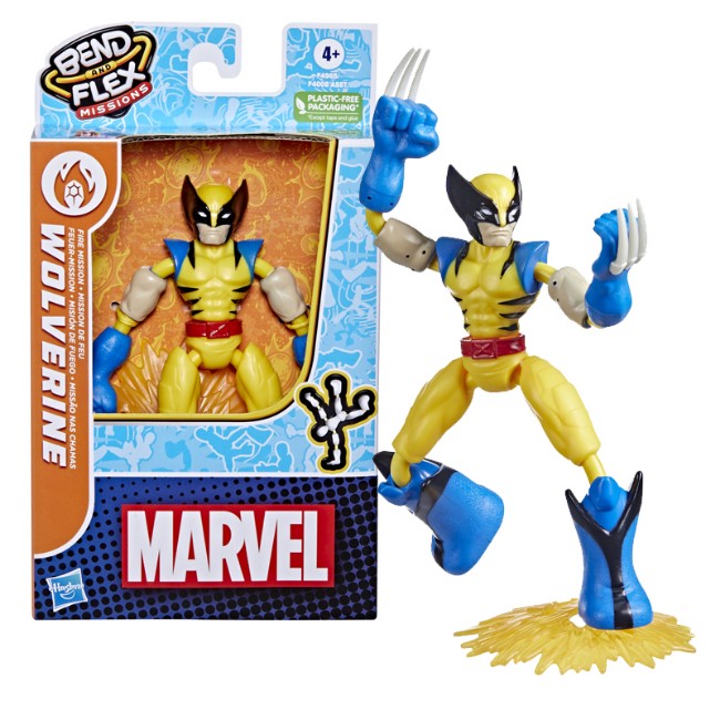 Wolverine Bend and Flex Missions Hasbro