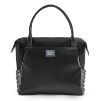 Borsa Shopper Bag con Cambio Neonato deep black