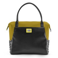 Borsa Shopper Bag con Cambio Neonato mustard yellow