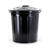 Bidone in Lamiera 35l Verdelook Nero