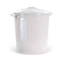 Bidone in Lamiera 35l Verdelook Bianco