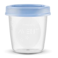 5 Vasetti Conservalatte con Coperchio 180ML