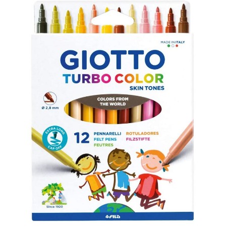 Immagine di Giotto Turbo color Skin Tones/Colori della Pelle 12pz 