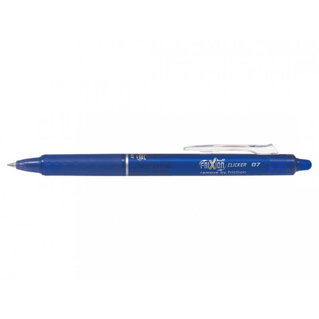 Confezione da 12 ricariche blu cancellabili 0,7 mm per penne Pilot Fixion, inchiostro termosensibile, scrittura liscia da 400 m, punta di qualità giapponese, per scrittura quotidiana e (nero, 0.7mm