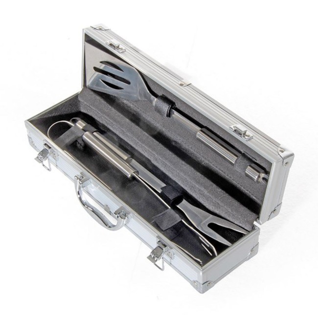 Valigetta 3 Accessori Barbecue Verdelook