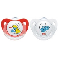 Succhietti Puffi in Silicone 0-6mesi Nuk