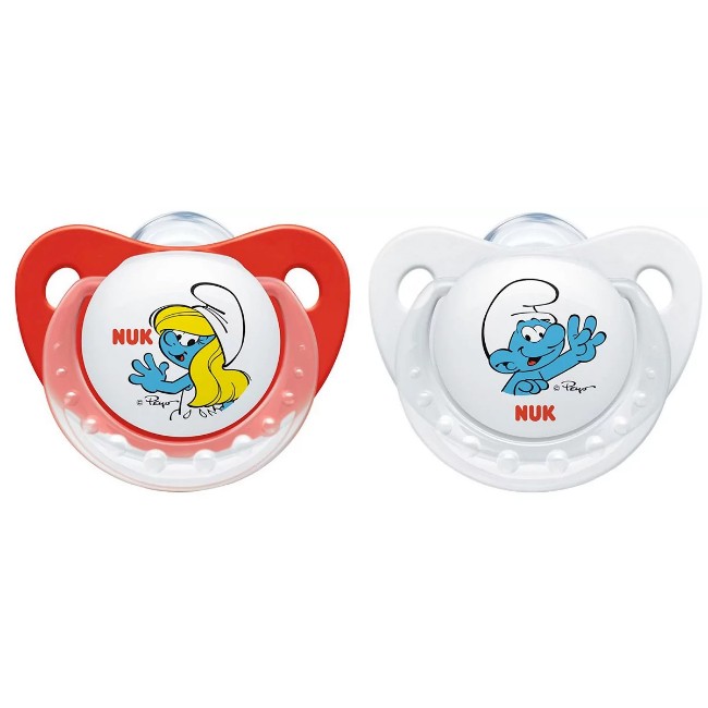 Succhietti Puffi in Silicone 0-6mesi Nuk